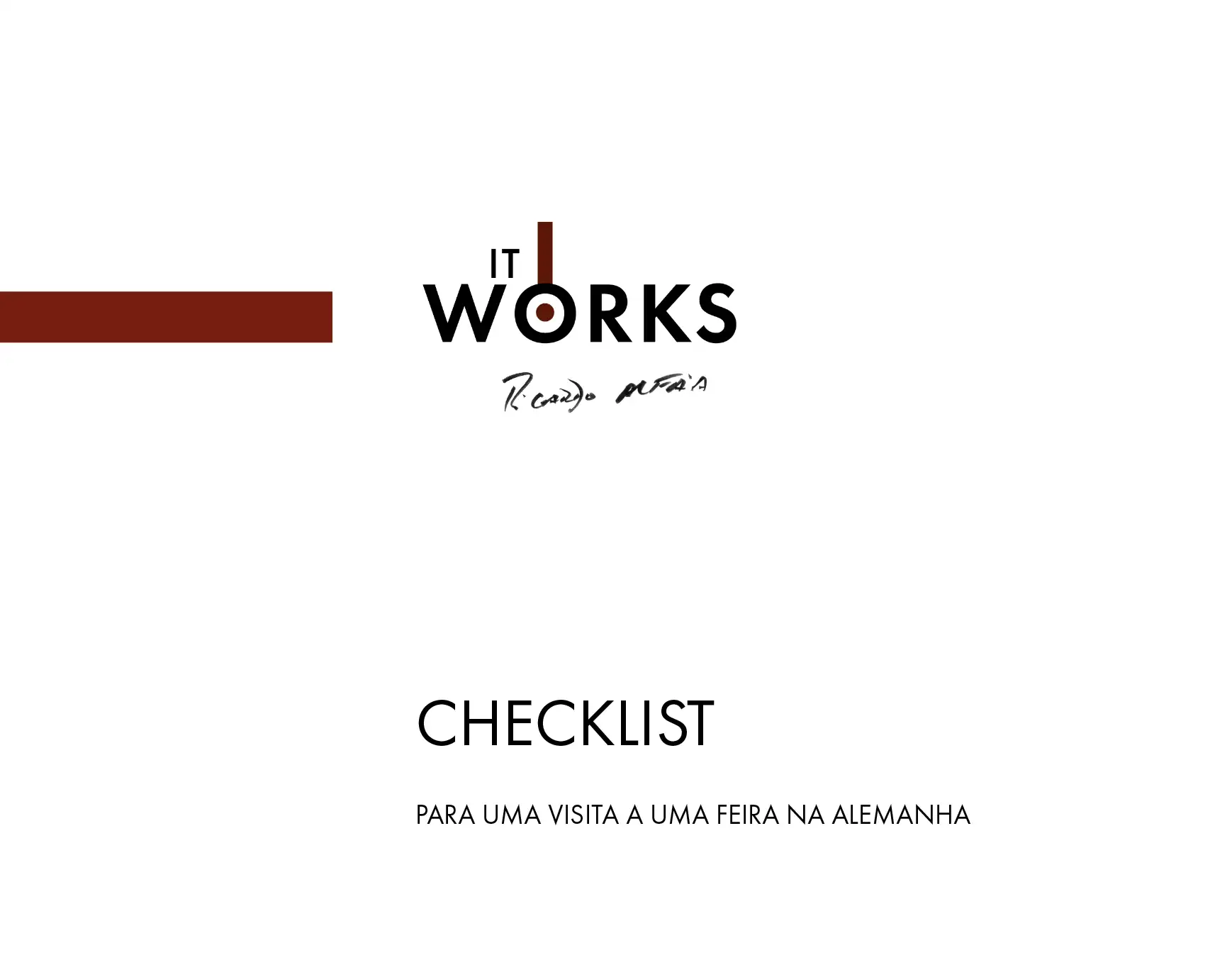Checklist para uma visita a uma feira na Alemanha