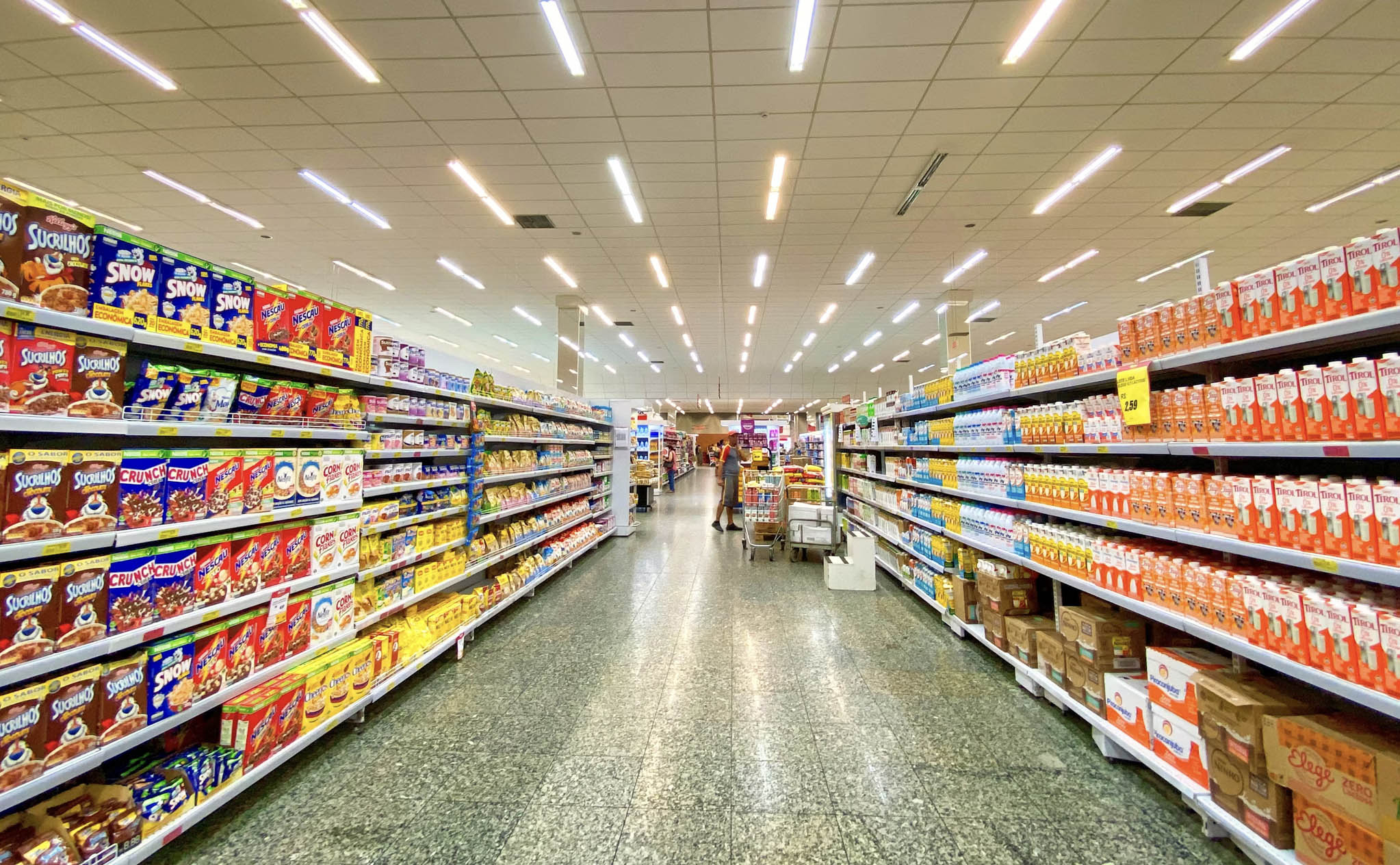 O meu produto num grande supermercado alemão